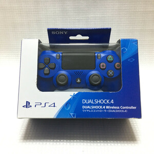 ● 未使用 PS4 SONY デュアルショック4 ウェイブブルー 後期型 純正 DUALSHOCK4 コントローラー Playstation4 CUH-ZCT2J CUH-ZCT2J12