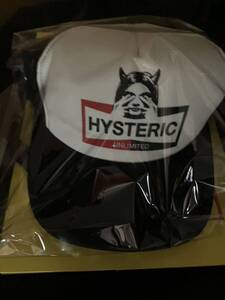 新品タグ付き★ヒステリックグラマー★HYSTERICGLAMOUR★ SEE NO EVIL★メッシュキャップ★ガール　帽子★黒