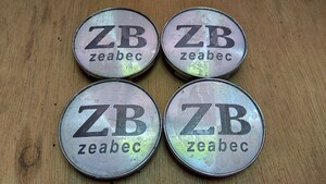 ZB　zeabecアルミホイールセンターキャップ４個セット