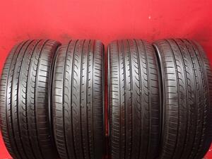 タイヤ4本 《 ヨコハマ 》 ブルーアース RV-02 [ 215/45R18 93W ] 8.5分山★ ミニバン ヴォクシー ノア エクシーガ n18