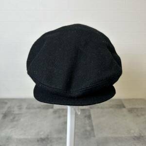 Yohji Yamamoto ヨージ・ヤマモト ハンチング キャップ 帽子 ハンチング帽 黒　ブラック　メンズ　G50