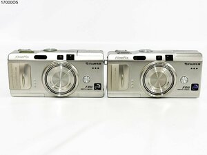 ★FUJIFILM 富士フィルム FinePix ファインピックス F810 シルバー コンパクト デジタルカメラ 2台 おまとめ 動作未確認 17000O5-12