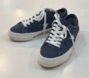 H7277　CONVERSE MADE FOR GOLF　コンバース　ONE STAR GF SUEDE　ワンスターGFスエード　スニーカー　ネイビー　22.5cm