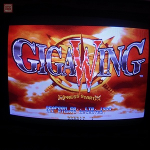 1円〜 ※ROMのみ カプコン/CAPCOM ギガウイング GIGAWING CPSII イン取帯純正 動作確認済【20