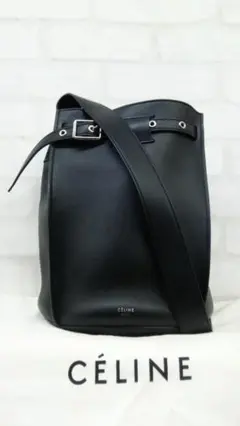 CELINE セリーヌ ビッグバッグバケット  ショルダーバッグ 黒