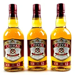 3本 シーバスブラザーズ CHIVAS BROTHERS シーバスリーガル 12年 スコッチ 700ml ウイスキー セット 【古酒】