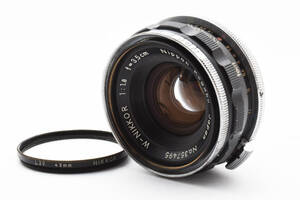 ★☆【銘玉】 Nippon Kogaku W-Nikkor 35mm f1.8 レンズ Nikon Sシリーズ用 #4411☆★