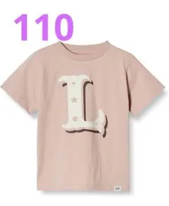 半袖　110㎝　キッズ　子供　イニシャル　Tシャツ　L ロゴ　新品　匿名配送