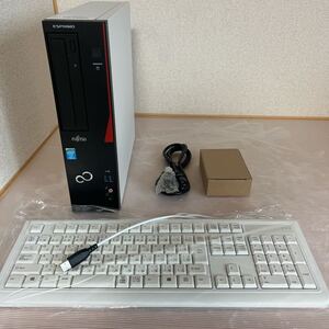 未検品 FUJITSU 富士通 ESPRIMO D583/GX Core i5 DVDマルチ 省スペース Windows10 デスクトップ FMVD03012P A871