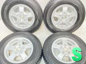 中古タイヤ スタッドレスタイヤ ホイールセット 4本セット 165R13 8PR VICENTE 13x5.0 45 114.3-5穴 DUNLOP ウィンターマックス SV01