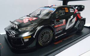 イクソ 1/18 トヨタ GR ヤリス Rally1 2024 モンテカルロラリー #33 E.Evans / S.Martin