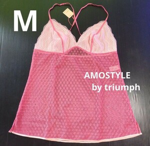 トリンプキャミソール Mサイズ AMOSTYLE triumph ランジェリー 桃