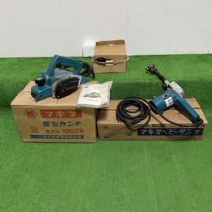 makita マキタ 電気カンナ 1900B ベビーサンダー 9030 電動工具 研磨機 ベルトサンダー 電動工具 大工道具 DIY ジャンク