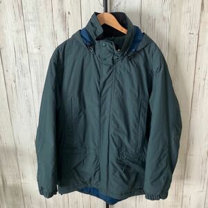 美品 90s L.L.Bean エルエルビーン PENOBSCOT PARKA プリマロフト グリーン L