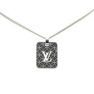 ルイ ヴィトン パンダンティフ シャンゼリゼPM ネックレス Ｍ65452 シルバー メタル レディース LOUIS VUITTON 【中古】