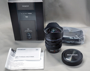 極上美品 OLYMPUS M.ZUIKO DIGITAL ED 7-14mm F2.8 PRO マイクロフォーサーズ用 超広角 高画質ズームレンズ