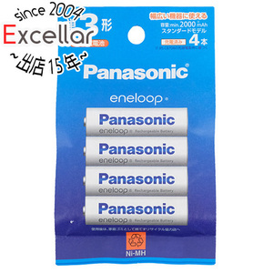【ゆうパケット対応】Panasonic eneloop 単3形 4本パック(スタンダードモデル) BK-3MCD/4H [管理:1000028103]