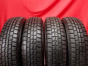 スタッドレス4本 145/80R13 75Q 4本セット ダンロップ ウィンター MAXX 01(WM01) DUNLOP WINTER MAXX 01 9分山★stati13 モコ プレオ