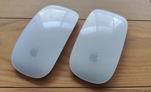 ◆ジャンク格安♪ 2個セット Magic Mouse 純正 A1296 無線 マウス Apple アップル 訳あり Mac マック mini macbook pro air iMac対応