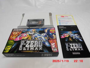 新品未使用品 GBAROMカセット 箱説有り エフゼロ クライマックス F-ZERO CLIMAX　送料　710円～ 