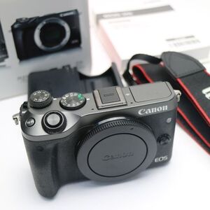 超美品 EOS M6 ボディー ブラック 即日発送 ミラーレス一眼 Canon 本体 あすつく 土日祝発送OK