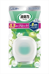 まとめ得 消臭力 コンパクト トイレ用 本体 グリーンフルーティー エステー 芳香剤・トイレ用 x [10個] /h