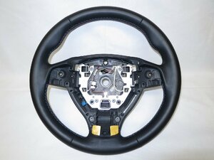 美品! Mステッチ! M5 F10 BMW 純正 革 ステアリング ハンドル 32337845947 32 33 7 845 947 F01 F02 F07 F11 F13 管理番号（W-3850）