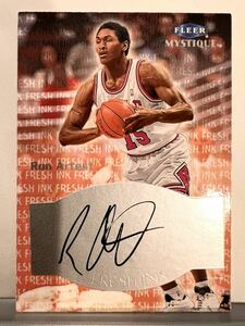 SSP RC Auto 99 Fleer Ron Artest Metta World Peace NBA ルーキー サイン バスケ Bulls ユニフォーム Panini ブルズ 優勝 All-star 守備王