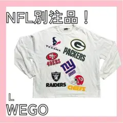 《本日限定千円オフ》NFL【WEGO】ロゴ L BIGスウェット トレーナー