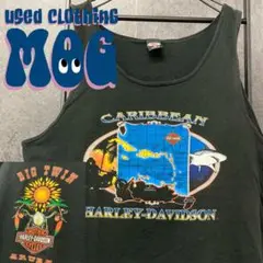 90s《US古着》ハーレーダビッドソン タンクトップ Tシャツ メンズ2XL