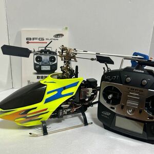 京商 KYOSHO キャリバー450V Ver.M20450M電動ヘリコプター希少メタル仕様、メカ、ブレード、バッテリー、プロポ&ケース付　すぐ遊べます♪