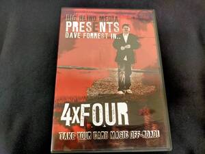 【D64】4xFOUR Dave Forrest & Big Blind Media　デイヴ・フォレスト　オープナー　クロースアップ　レクチャー　DVD　マジック　手品