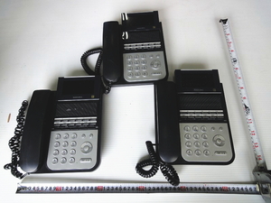 Kオも1602 ナカヨ 12ボタン標準電話機 NYC-12iF-SDB ビジネスフォン まとめて 大量 電話機 OA機器 事務用品 オフィス用品 計3点セット