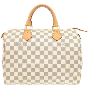 美品 ルイ ヴィトン スピーディ30 ダミエ アズール N41533 ハンドバッグ LV 2133 LOUIS VUITTON