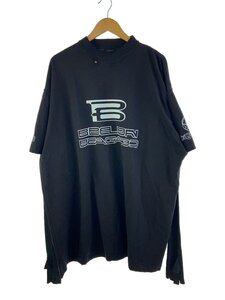 BALENCIAGA◆24SS/COLLECTION/Tシャツ/5/コットン/ブラック/797691//