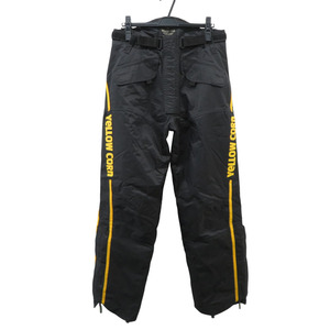 【1円】YELLOW CORN イエローコーン YP-5311 オーバーパンツ ブラック系 L [240101281516]