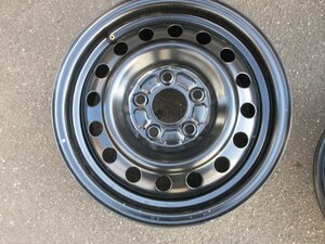 6948P2○15×6J PCD114.3 5H +40 ハブ径66mm 日産純正鉄ホイール スチールホイール 1本　4U000　良品【本州四国九州送料無料】　