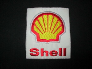 ■シェル ワッペン 新品 フェラーリ Ferrari Shell Patch 102mm x 87mm BMW ポルシェ ホンダ F1 シューマッハ 送料110円定形郵便■