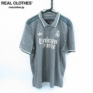 ☆adidas/アディダス Real Madrid レアルマドリード 24/25 Authentic Third オーセンティック ゲームシャツ IY1763/4XL /UPK