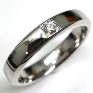 1円〜!美品!VanCleef＆Arpels(ヴァンクリーフ＆アーペル)＊Pt950 天然ダイヤモンドリング＊ n 約6.9g diamond jewelry ring指輪EC7/ED0M515