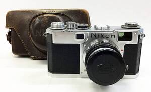 Nikon S2 フィルムカメラ ボディ Nikkor HC レンズ 1:1.2 f=5cm 純正 ケース キャップ NIPPON KOGAKU TOKYO 日本光学 ニコン