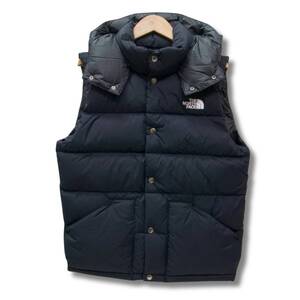 即決☆ノースフェイス キャンプシエラベスト BLK/Sサイズ ブラック ダウン ベスト CAMP Sierra Vest ND92231 国内正規品 黒 防寒 アウター