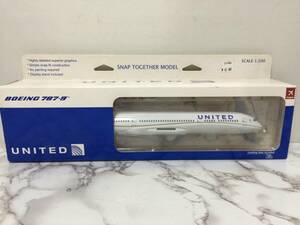 UNITED　BOEING 787-9　1/200スケール　プラモデル　未組立　ボーイング　飛行機　　　　MSE