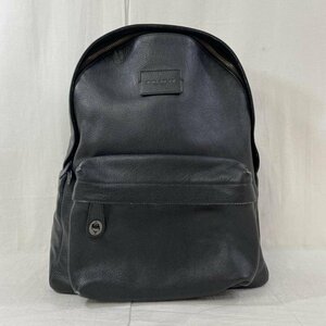 コーチ COACH / Campus Backpack in Refined Pebble Leather / F71622 / 牛革 / レザー / バックパック / メンズ / BLK - ワンポイント