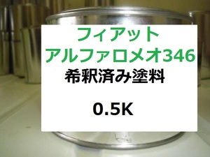 ◆ フィアット　アルファロメオ　346　希釈済　塗料　トーチェス