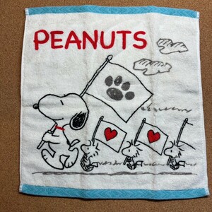 スヌーピー SNOOPY ハンドタオル 西川 　PEANUTS ピーナッツ