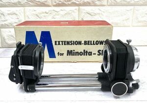 MINOLTA SR EXTENSION BELLOWS ミノルタ エクステンション ベローズ SR用蛇腹装置Ⅱ 箱付き fah 5A089