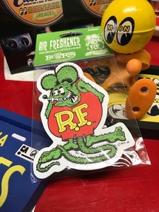 ムーンアイズ　ラットフィンク エアー フレッシュナー　MOONEYES　RatFink　爽やかなレモン　検索用→STP　リトルツリー