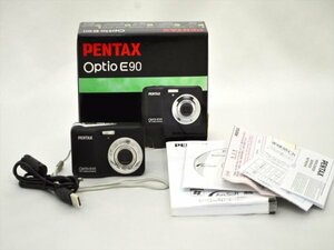 KM569●中古品●PENTAX ペンタックス Optio E90　デジタルカメラ/デジカメ　外箱付き