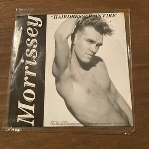 7インチ アナログレコード EP盤 【 Morrissey / ヘアドレッサー・オン・ファイアー 】 モリッシー THE Smiths ザ・スミス 